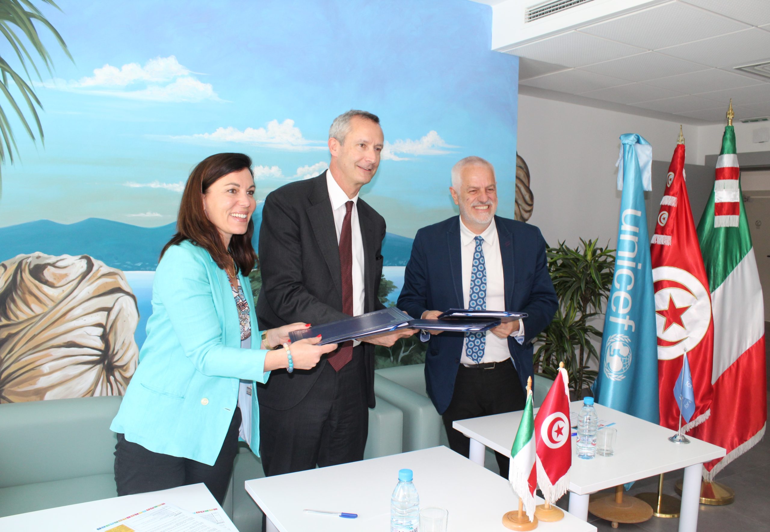 la Coopération italienne et l’UNICEF s'associent pour renforcer l'employabilité des jeunes tunisiens